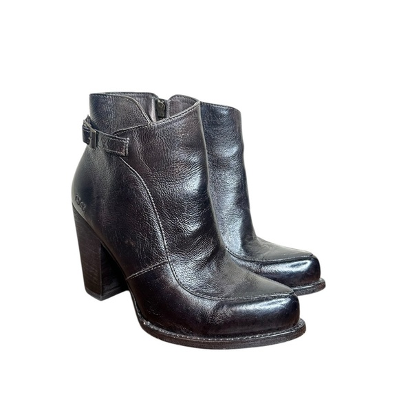 Bed Stu Isla Ankle Boot Leather in Cognac Brown Size 8 - Picture 1 of 9